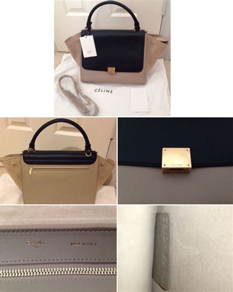 celine trapeze bag authentication|counterfeit Celine bags.